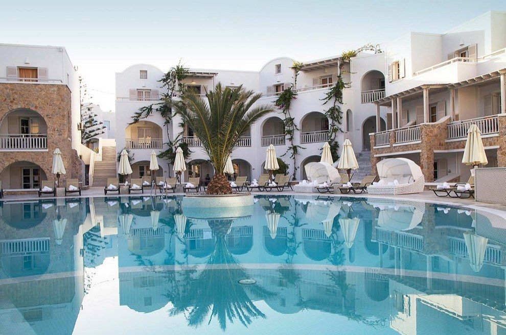 Kamári Aegean Plaza Hotel מראה חיצוני תמונה