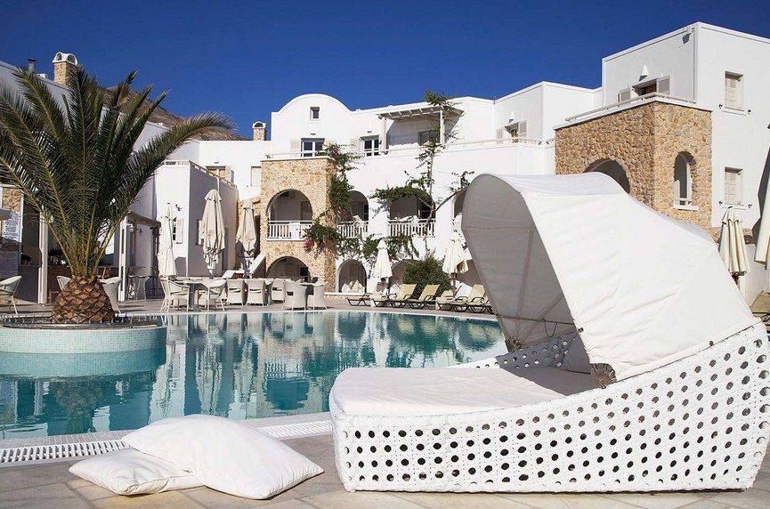 Kamári Aegean Plaza Hotel מראה חיצוני תמונה