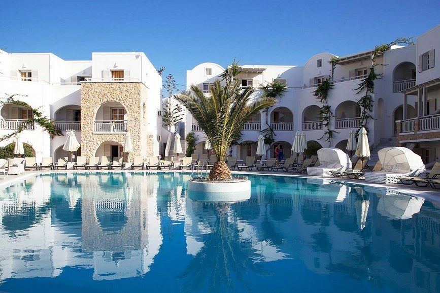 Kamári Aegean Plaza Hotel מראה חיצוני תמונה